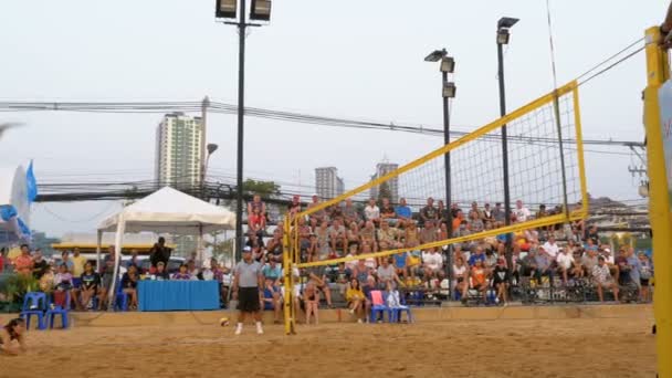 Womens Beach Volleyball Championship in Thailandia — Video Stock