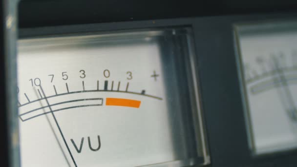 Wskaźnik sygnału analogowego — Wideo stockowe