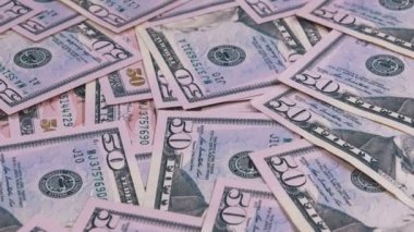 Arka planını 50 Doları Amerikan banknot değerini Döndür