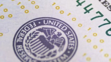 100 ABD faturaları, Amerika Birleşik Devletleri Federal Rezerv sistemi yazdırma türüne görünüm parçası