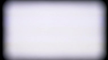 Görüntü TV Gürültüsü. Parazit ve Beyaz Gürültülü Vintage TV ekranı.