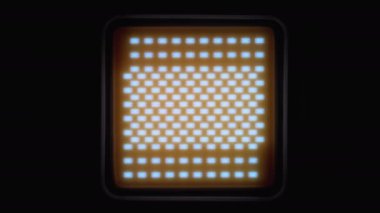 Professional White Studio LED Light Close-up