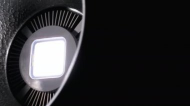 Professional White Studio LED Light Close-up