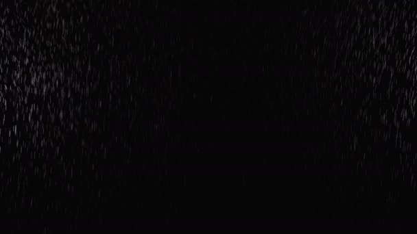 Wasserspray vor schwarzem Hintergrund. Mikrotropfen fliegen durch die Luft. Zeitlupe — Stockvideo