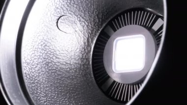 Professional White Studio LED Light Close-up
