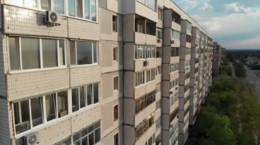 Yerleşim SSCB Çok Katlı Bina Şehir Uyuyan Bölgesi, Hava Görünümü