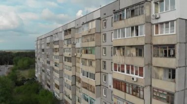 Yerleşim SSCB Çok Katlı Bina Şehir Uyuyan Bölgesi, Hava Görünümü