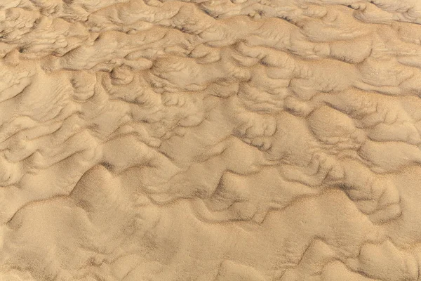 Detalle de playa de arena beige — Foto de Stock
