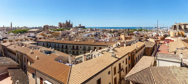 Panorama Vista de Palma de Maiorca — Fotografia de Stock