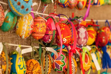 boyalı Paskalya yumurtaları