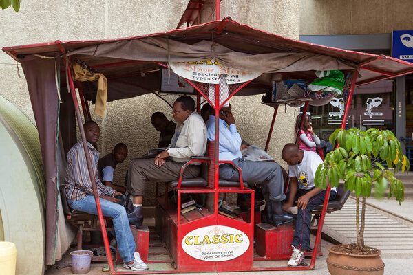 палатка бутчерных на улицах города
