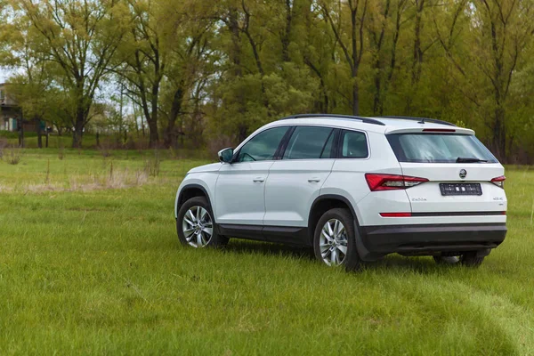 스코다 Kodiaq 2.0 Tdi 모델 2017 년 — 스톡 사진