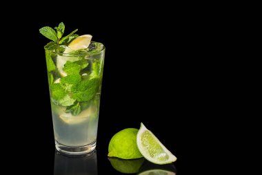 siyah zemin Mojito.