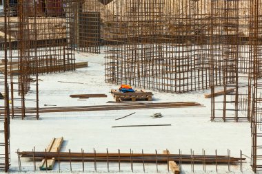 Takviye beton çerçeve için takviye kafes tasarımı