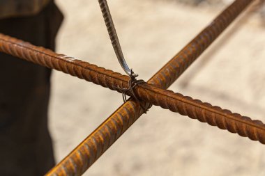 Takviye beton çerçeve için takviye kafes tasarımı