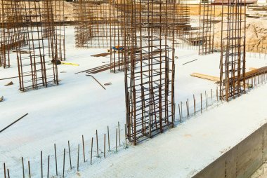 Takviye beton çerçeve için takviye kafes tasarımı