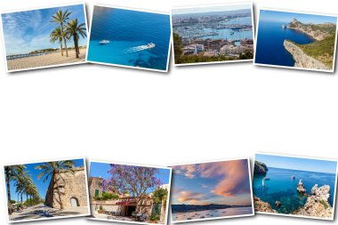 collage travel Spain Palma de Mallorca