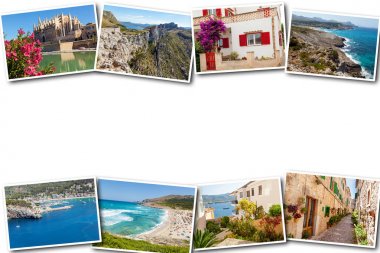 collage travel Spain Palma de Mallorca