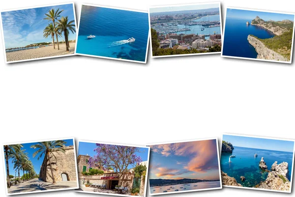 Collage travel Spain Palma de Mallorca — Stock Photo, Image