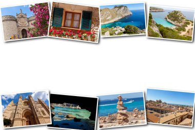 collage travel Spain Palma de Mallorca