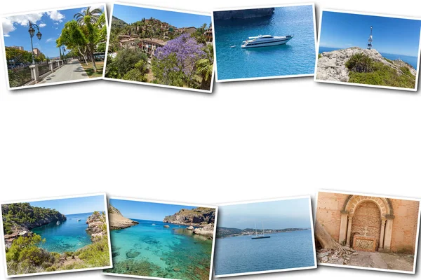 Collage travel Spain Palma de Mallorca — Zdjęcie stockowe