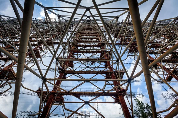 Radar Duga en el Chernobyl — Foto de Stock