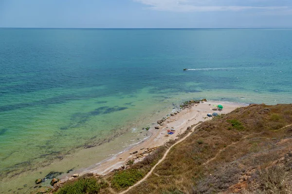 Rocky Costa del Mar Negro Odessa Ucrania — Foto de Stock