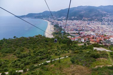 Kleopatra 'nın Alanya' daki plajından bir görüntü