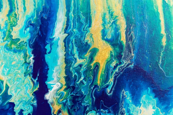 Multicolored texture fluid art — Stockfoto