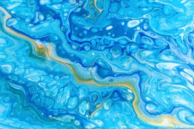 Renkli doku sıvısı sanatı. Soyut renkli doku, duvar kağıdı, tasarım ve yaratıcılık için arka plan. Renkleri karıştırmak, modern sanat. Akışkan sanat.