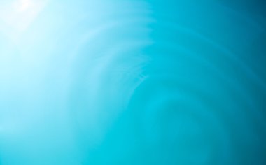 Mavi su daire arka plan, dalgalanma su doku