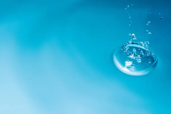 Gota de fundo de água, textura de água ondulação — Fotografia de Stock