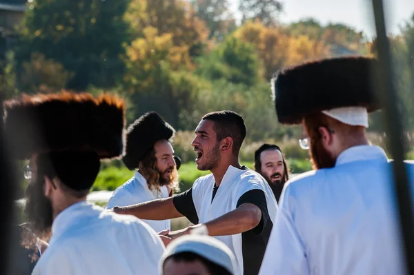 Célébration de Rosh Hashanah à Uman — Photo