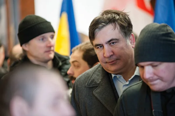 Ukrainien et ancien politicien géorgien Mikheil Saakashvili — Photo