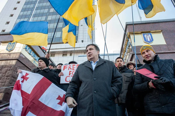 Ukrajinské a bývalý gruzínský politik Michail Saakašvili — Stock fotografie