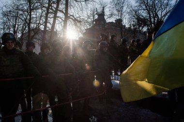 Merkez Kiev protesto eyleminde