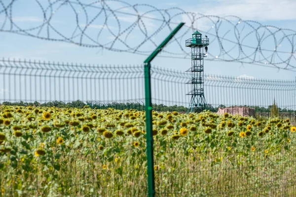 Russia Ukraine border — Stock Photo, Image