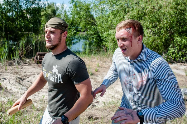 May 2018 Kyiv Region Ukraine Clashes Ukrainian Far Right Activists — Stock Photo, Image