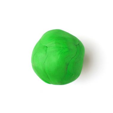 Yeşil Beyaz bir arka plan üzerinde plastik parçası