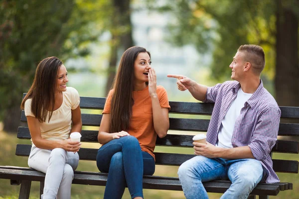 Amici nel parco — Foto Stock