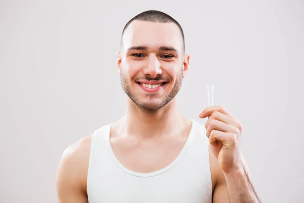 Beleza da pele masculina — Fotografia de Stock