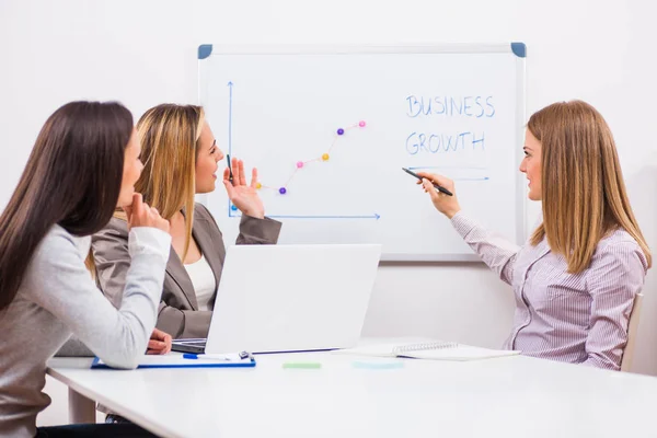 Riunione di lavoro in ufficio — Foto Stock