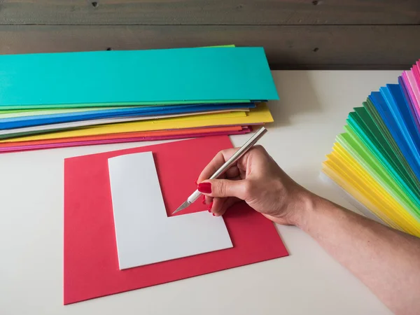 Sanat ve el sanatları. Renkli Eva köpük dyi projesi