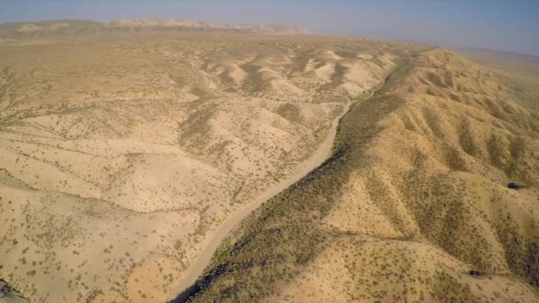 Aerial Nad Wadą San Andreas Kalifornii — Wideo stockowe