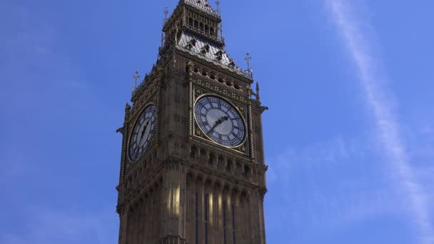 Establecimiento Toma Big Ben Londres Inglaterra — Vídeos de Stock