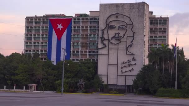 Создание Снимка Правительственного Здания Гаване Куба — стоковое видео