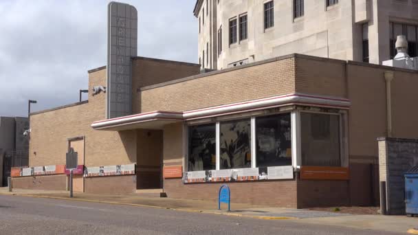 Uno Scatto Della Stazione Degli Autobus Greyhound Dove Freedom Riders — Video Stock