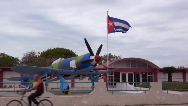 Ein Museum Und Ein Denkmal Kuba Erinnern Den Vorfall Der — Stockvideo