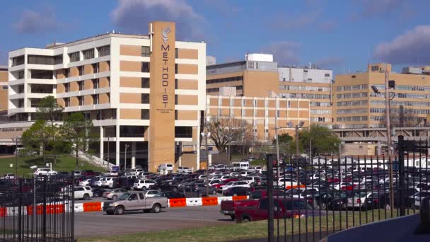 Mendirikan Rumah Sakit Umum Jackson Mississippi — Stok Video