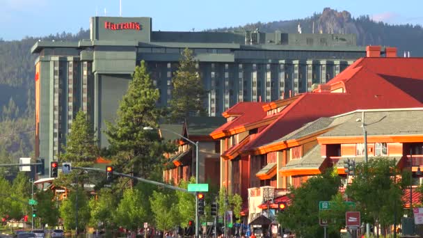 Una Toma Establecida South Lake Tahoe California — Vídeo de stock